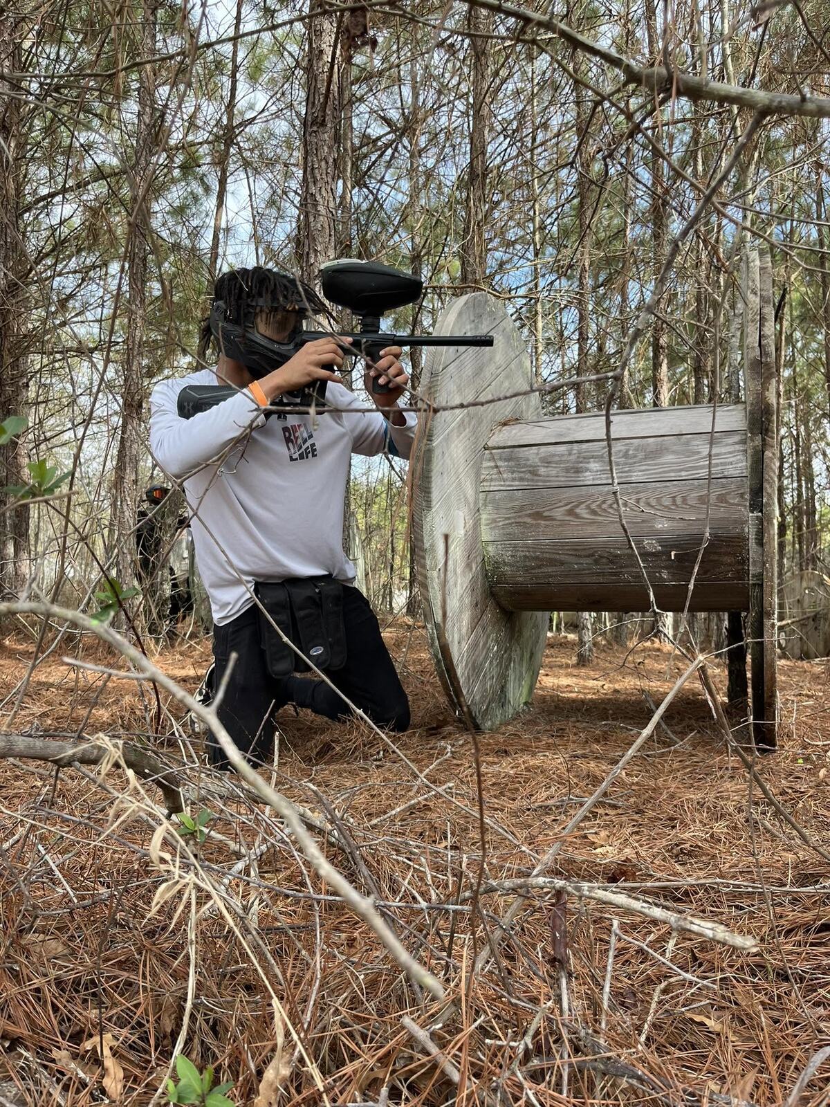 Walk-on players enjoying Tallapoosa Paintball
